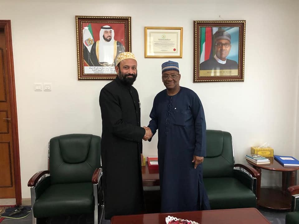 with H.E. Mohammed Dansanta Rimi - Ambassador of Nigeria to UAE