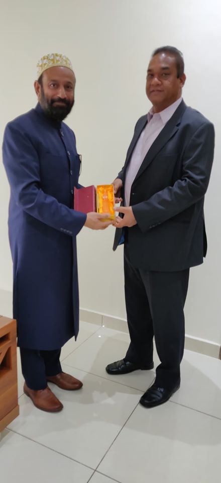with H.E. Oscar Kerketta - Indian High Commissioner to Kigali - Rwanda